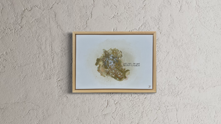 Nr. 3 - Neuausrichtung - 76,5 x 56,5 x 5 cm - 190€,-** Abstraktes Kunstwerk