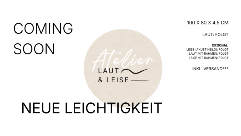 Nr. 6 - Neue Leichtigkeit - 100x80x4,5 cm